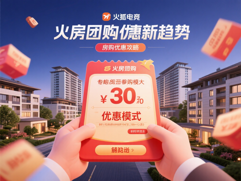 房团购优惠新趋势，火狐电竞带来不一样的购房体验
